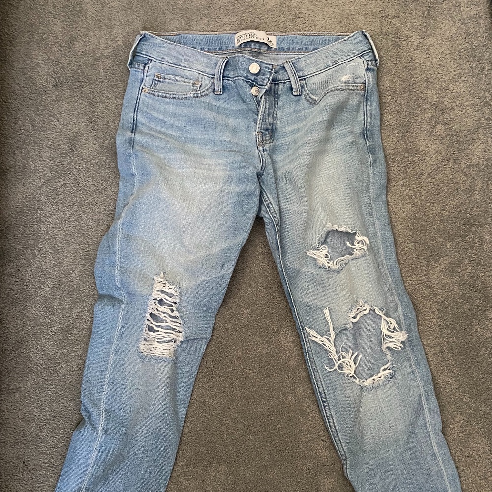 Abercrombie & Fitch Boyfriend Straight Jeans